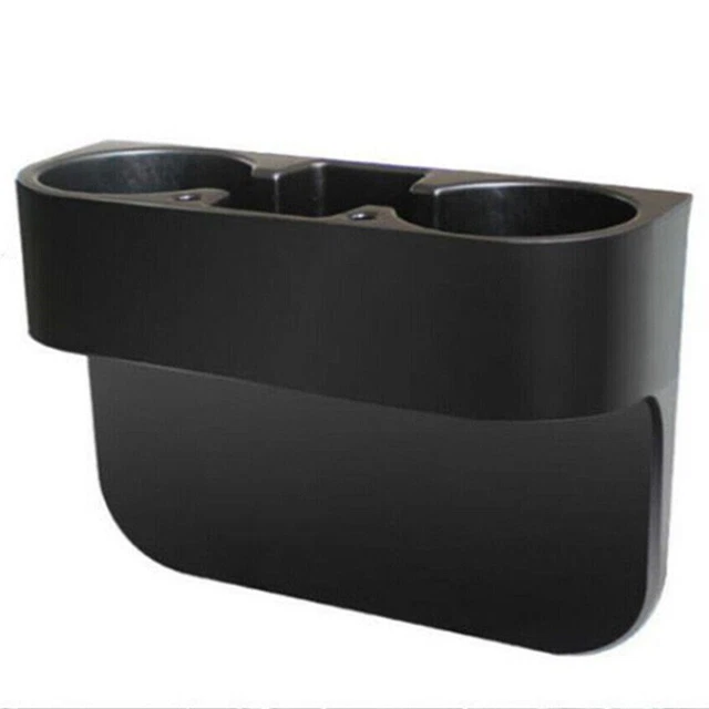 Dual Cup Holder Car Seat Seam Wedge Drink Bottle Phone Keys Storage Organizer