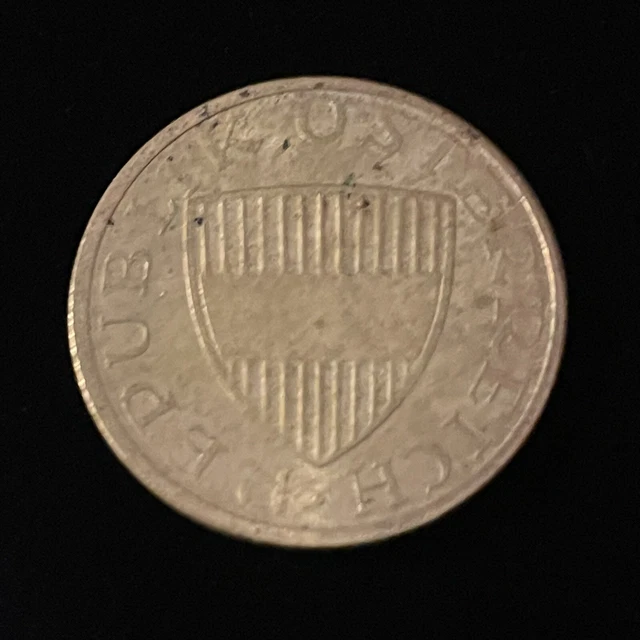 Austria 50 Groschen Coin 1965 Second Republic Aluminum Bronze 19.5mm KM # 2889 4