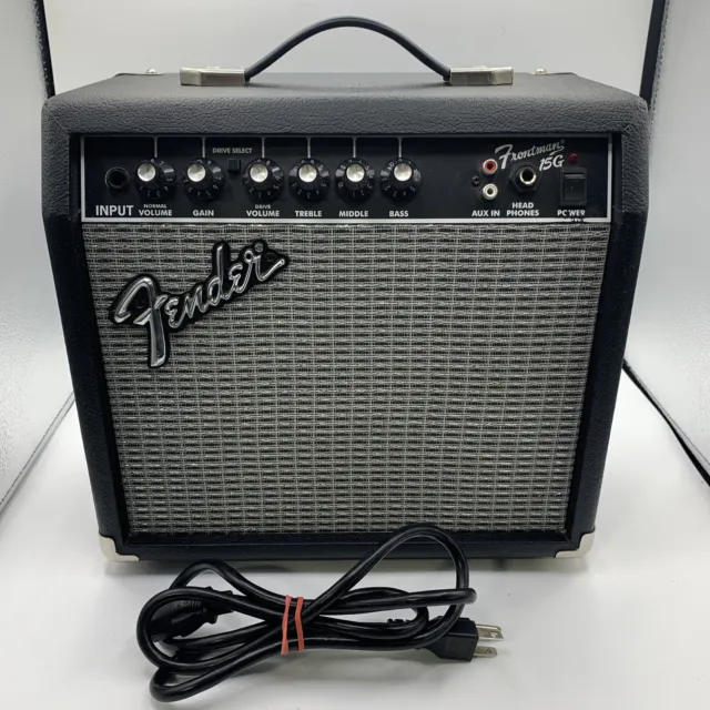 Fender Frontman 15G Electric Guitar Amp. 38 Watts Type: PR 495 With Power Cord.