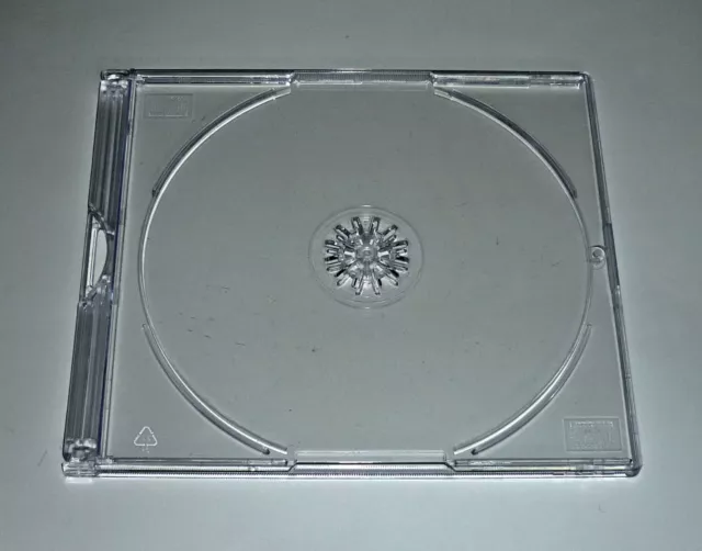 10 Stück CD Hüllen transparent Jewel Slimcase für jeweils 2 CD oder DVD