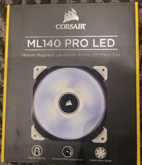 Corsair ML140 Pro Pc Case Fan 140mm LED White