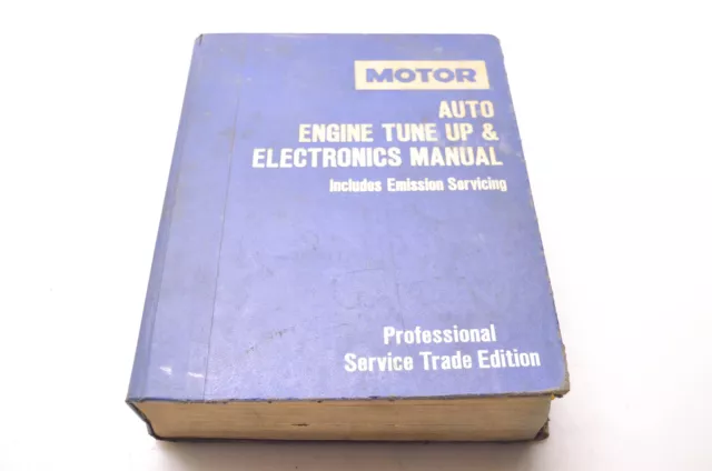 Motor 0-87851-612-3 Auto Engine Tune Up & Electronics Manual 1986 Edition