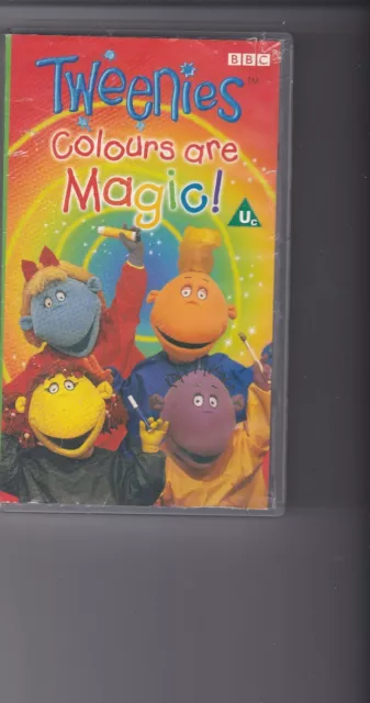 269 TWEENIES: Colours Are Magic! - VHS 2001 - BBC Children's pre-school ...