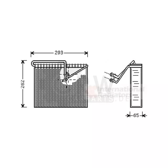 Van wezel Vaporizzatore Aria Condizionata per Opel Astra G Cc 1.6 16V Zafira A