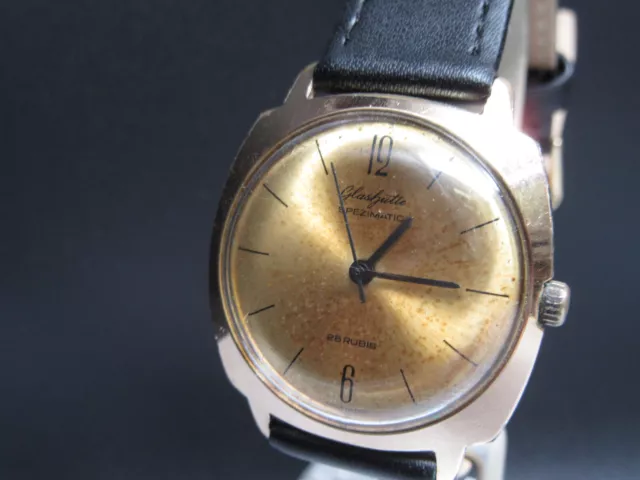 B221 ⭐⭐Vintage " Glashütte Spezimatic " Automatic watch Gub Cal.74 ⭐⭐