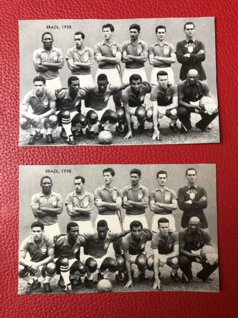 DC Thomson 1961 berühmte Teams in der Fußballgeschichte Kampf 1958 Brasilien