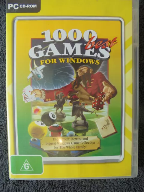 1000 Best Games for Windows (PC, 1999) CD-ROM Game
