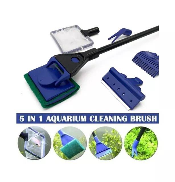 FISH TANK CLEANING Tools, 6 in 1 Aquarium Cleaning Tools, Including Algae  Scrape £43.93 - PicClick UK
