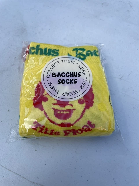 2024 MARDI GRAS Krewe Of Bacchus “ Title Float “ Clown Socks 27.11