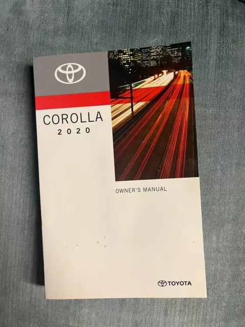 2020 Toyota Corolla Owners Manual   FREE SHIPPING !!!