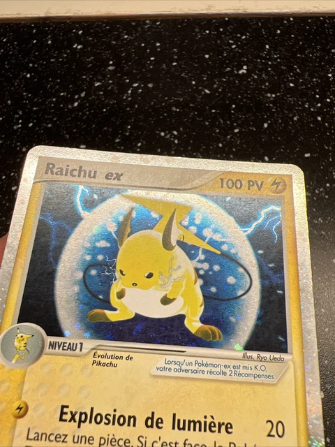 Carte pokemon raichu ex tempête de sable 98/100 Francais Vf fr 3