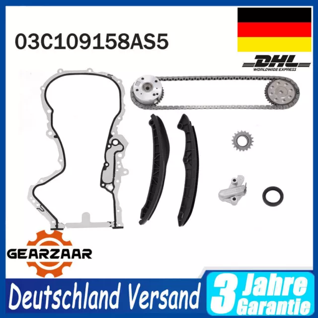 Steuerkettensatz Kettenspanner für Skoda VW Passat Golf 1.4 TSI 1.6L CAV CTH CAX