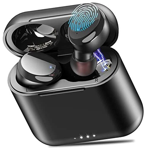 Ecouteur Bluetooth avec contrôle Tactile et étui de boîtier de Charge Étanche