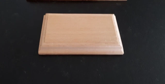 Petit Socle En Bois De Noyer Noir Pour Figurines Et Aromathérapie, Base