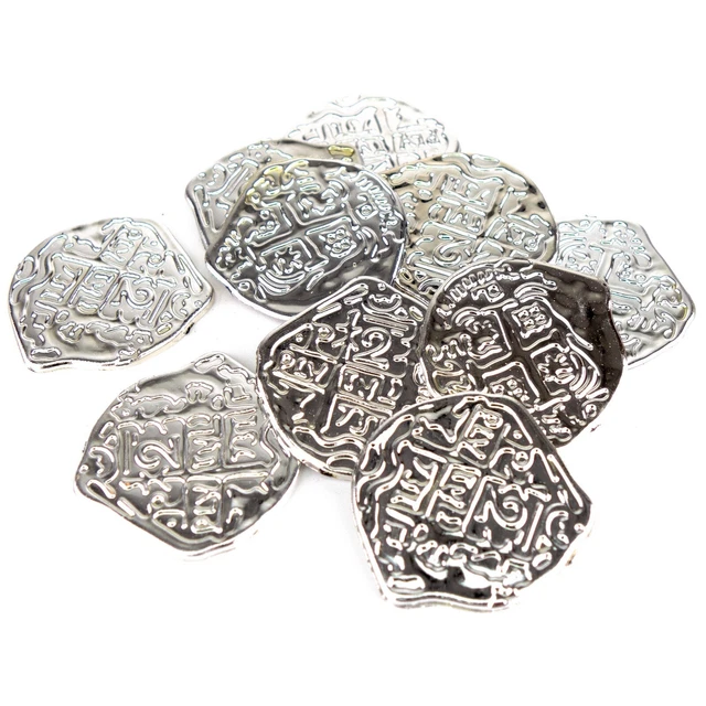 RPG Old Coins x10 (Gold/Silver/Bronze) / D&D DND Role Play Money Treasure
