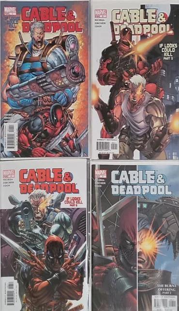Lot of 7 Marvel Cable / Cable & Deadpool / See Pics for Issue #'s / VF-NM