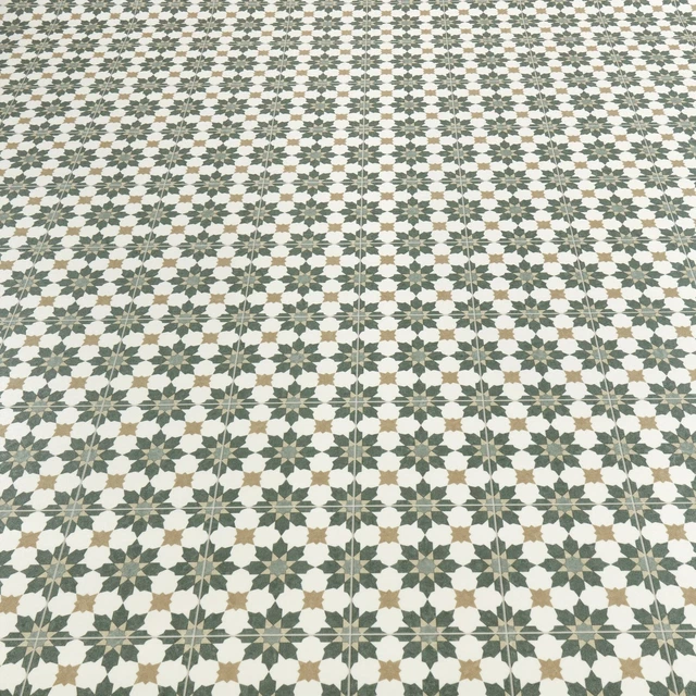 GREEN TILE LINO Flooring Morrocan Stone Effect Conservatory Bathroom ...