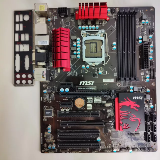 MSI Z77A-G43 GAMING | LGA-1155 | Intel Z77 | ATX Mainboard | TEILDEFEKT