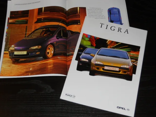 OPEL TIGRA brochure catalogue documentation commerciale - édition 07/1999