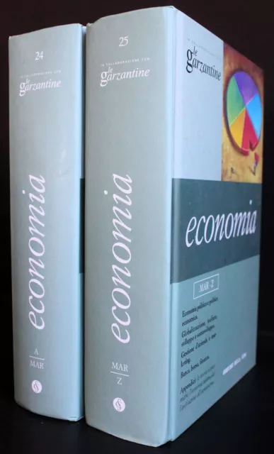 Le Garzantine. Economia. 2 Volumi. Aa.vv. Corriere Della Sera.