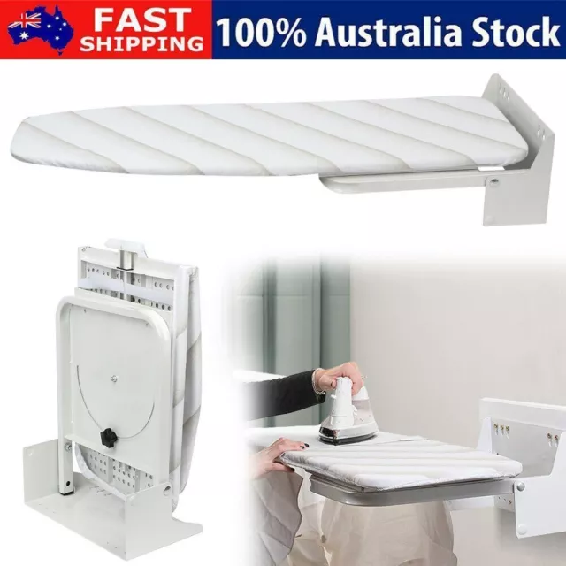 AU Wall Mounted Foldable Rotated Ironing Board Space Saving for Laundry Kitchen