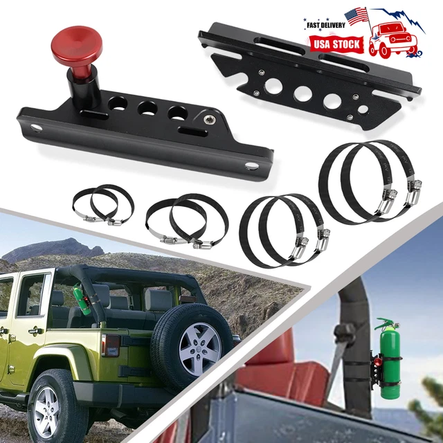 Fire Extinguisher Mount Holder Bracket For Jeep Wrangler Ford Bronco UTV/ATV