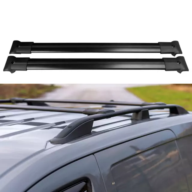 For Volvo XC 70 SUV 2003-2016 Roof Racks Cross Bars Luggage Carrier (BLACK) 2