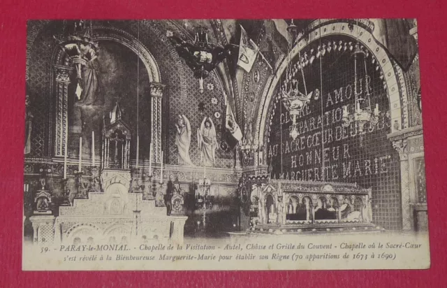 Cpa 1920-1930 France Saone & Loire 71 Paray-Le-Monial Chapelle De La Visitation