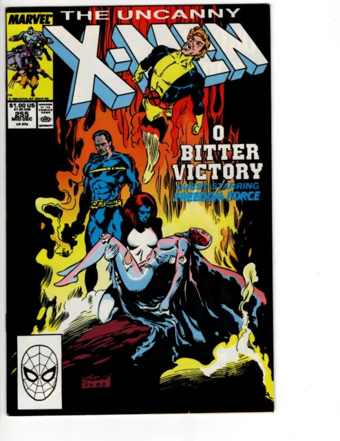 Uncanny X-Men #255 Comic Book , Vol.1, Marvel Comics, High Grade