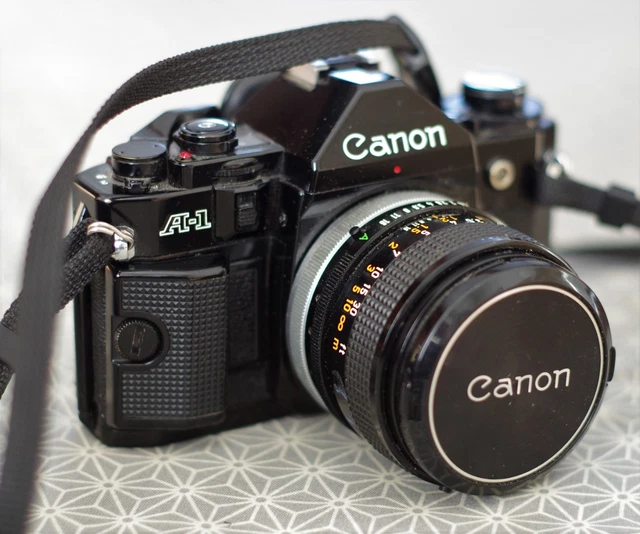 EXC +++++] APPAREIL photo argentique Canon A-1 SLR 35 mm Nouveau FD 28