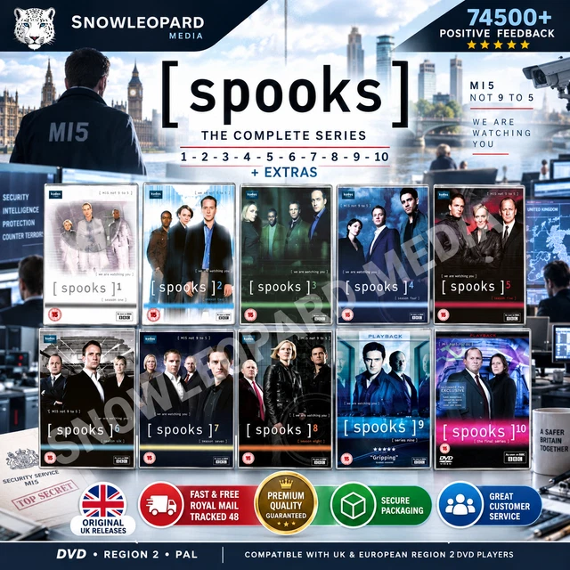 SPOOKS: THE COMPLETE Season 1 DVD (2003) Matthew MacFadyen