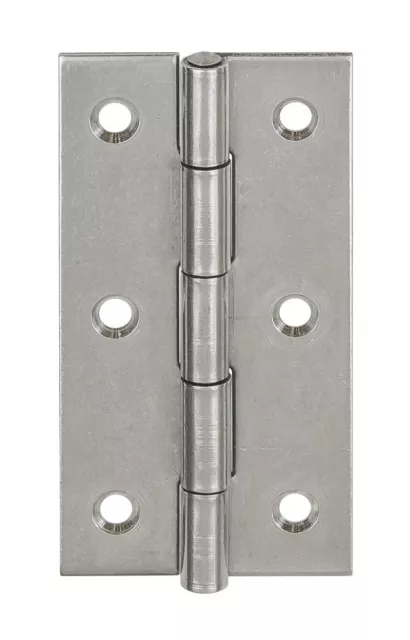 Charnière Inox Rectangulaire de Meuble Vis Ruban Porte Étroit Inoxydable Bande