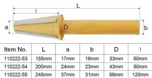 MANDRINO ghiaioso e sporco tergicristallo Pulizia BULLONI BT30 BT40 BT50 110222 3