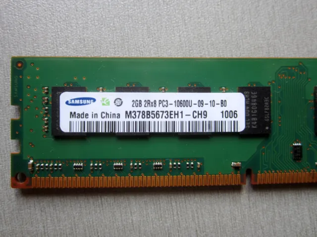 RAM DDR3 SAMSUNG 2 Go