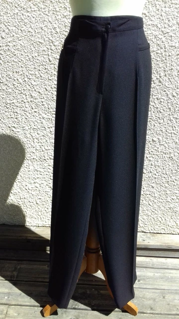 Pantalon Habillé Claude St Ginest - Noir & Gris - Taille 40/42 - Neuf Sans étiquettes