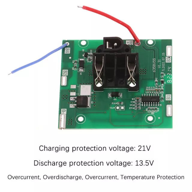 21V BMS 5S 3,7V Li Ion Battery Protection PCB Board Handbohrzubehör -DB