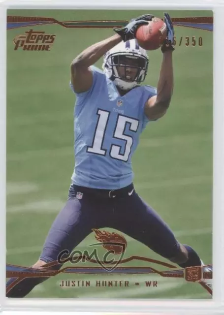 2013 Topps Prime Copper /350 Justin Hunter #143 Rookie RC