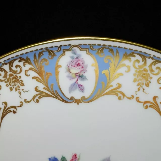 1 (One) KEISER PORCELAIN Hand Painted 1915 12 1/8" Cake Plate / Platter-RETIRED 2