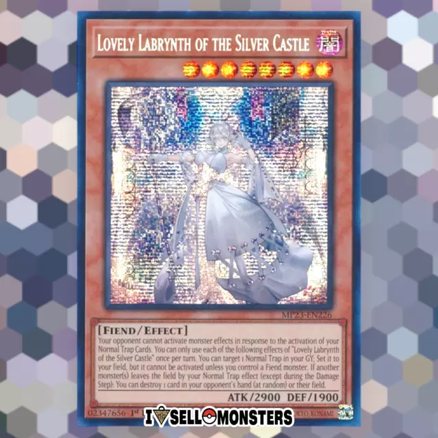 Yu-gi-oh! TCG 1x Lovely Labrynth of the Silver Castle MP23-EN226 Prismatic x1