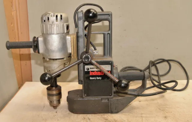 B & D Industrial model 1556 magnetic drill press 3/4" chuck heavy duty mag tool
