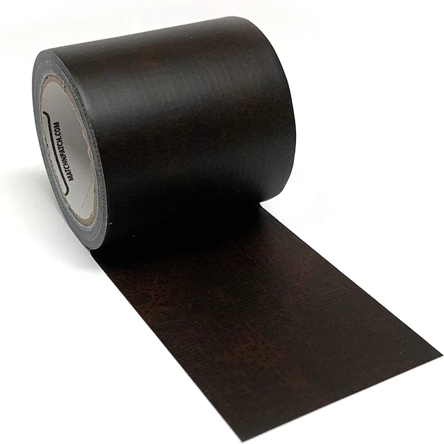 Cinta de reparación realista marrón oscuro Match N Patch