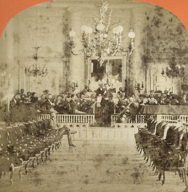 Monaco Monte-Carlo Salle de Concert du Kasino C1870 Vintage stereo photos