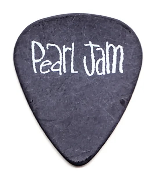 Vintage Pearl Jam Jeff Ament Single-Sided Black Guitar Pick - 1992 Ten Tour