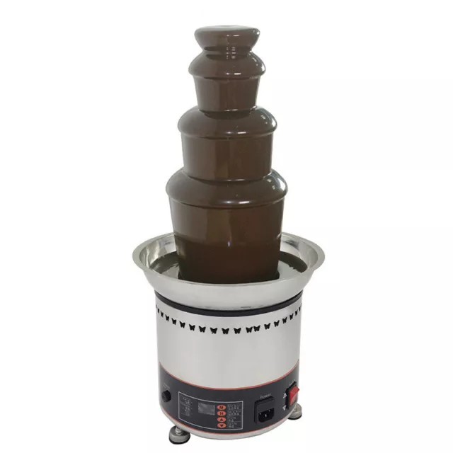 4-7 Tiers Fondue Commercial Stainless Steel Heating Chocolate Fountain Machine