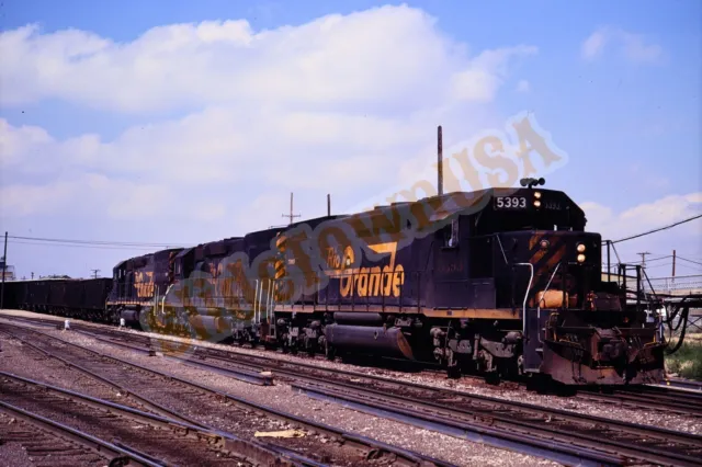 Vtg 1978 Duplicate Train Slide 5393 Rio Grande Engine Denver CO X6P129