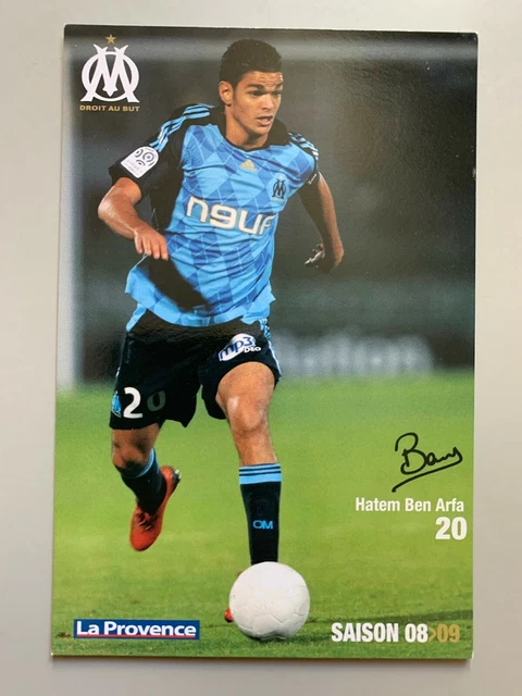 Carte Collection Hatem Ben Arfa OM Olympique De Marseille 2008-2009 - La Provence