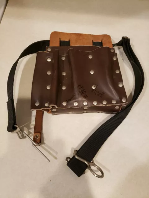 Vintage Leather Tool Pouch, Electrician, Lineman MAKE OFFER
