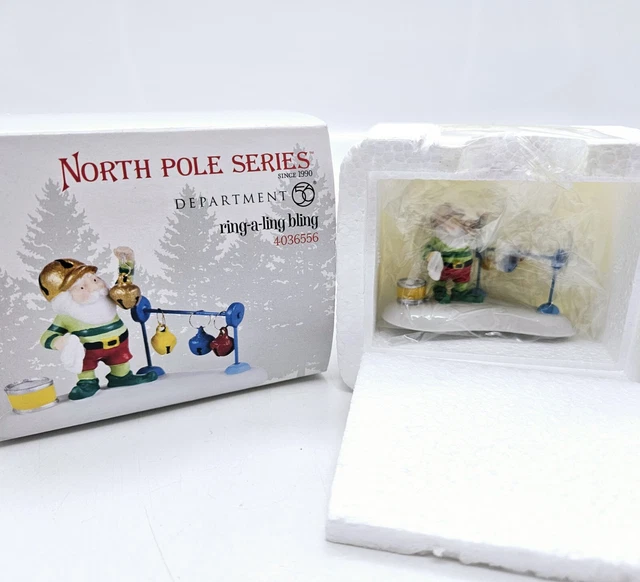 Dept 56 North Pole Series Ring-a-Ling Bling Accessory Mint in Box MIB