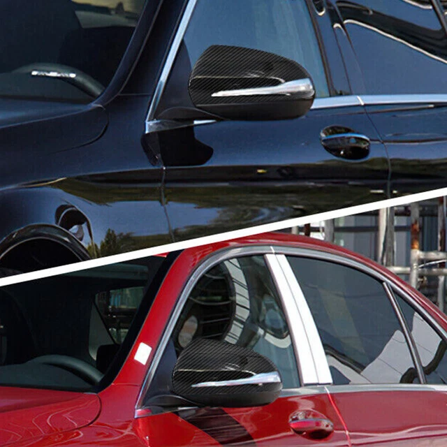 Ymiko Rückspiegelabdeckung Paar - Für Mercedes C-Klasse W206 Ab 2022 Schwarz