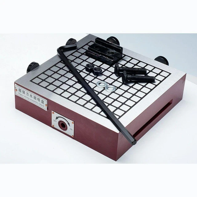 CNC super powerful permanent magnet chuck Machining magnetic table 150*150mm